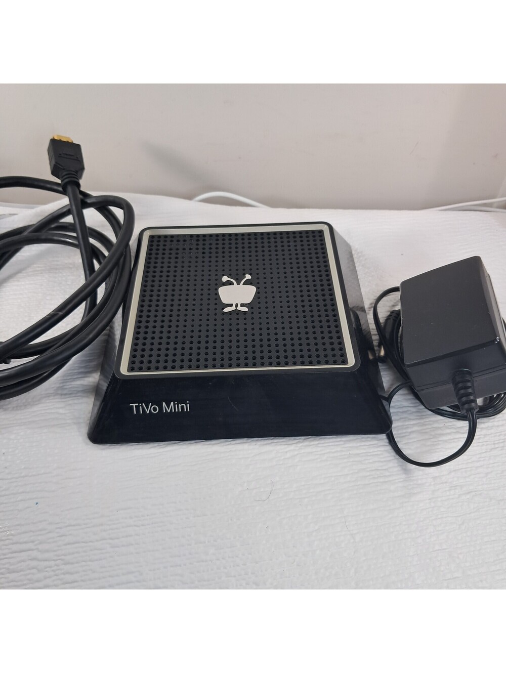 TiVo Mini TCDA92000 Receiver & Power Supply HDMI cable cord turns on parts READ